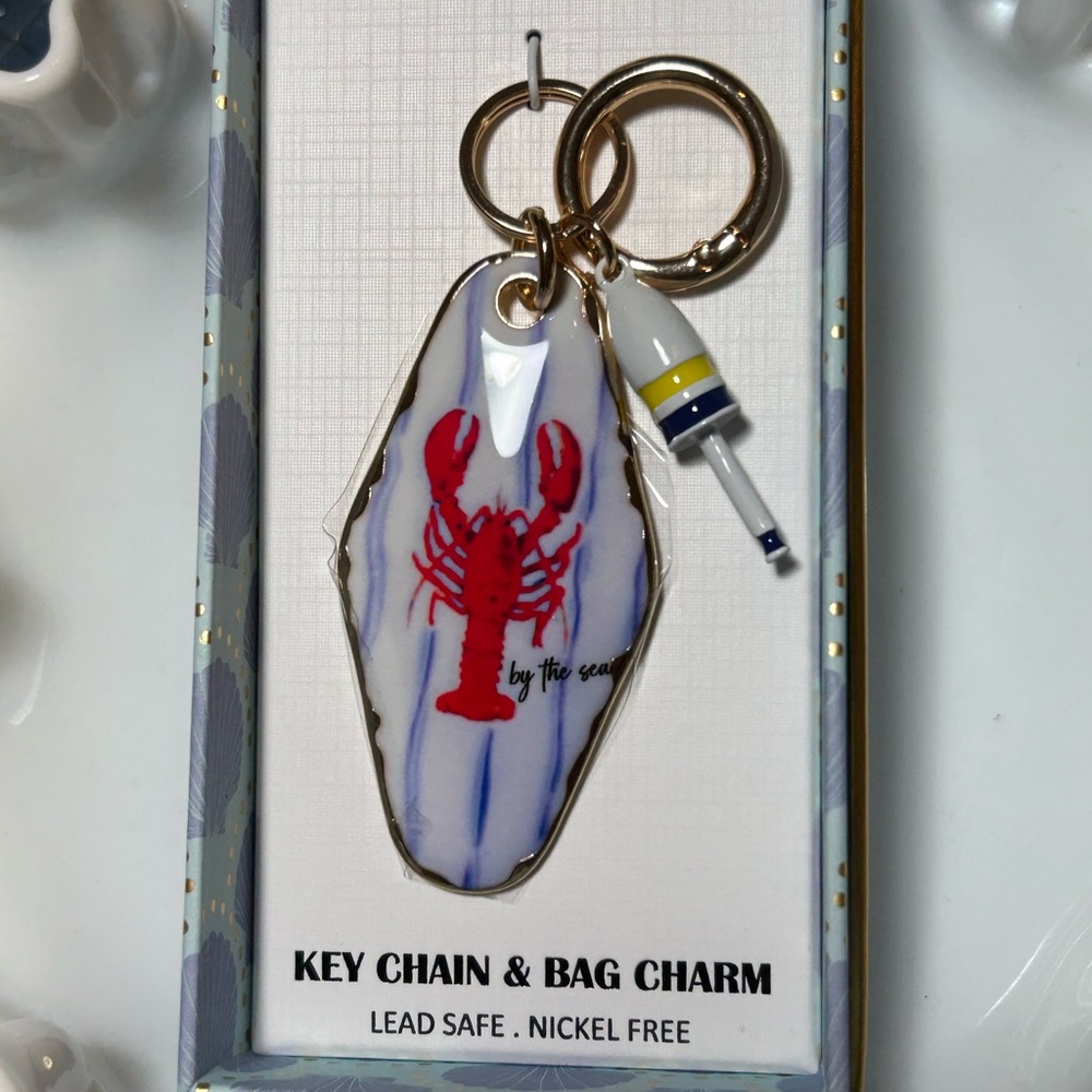 Lobster Key Chain and Bag Charm Piper K